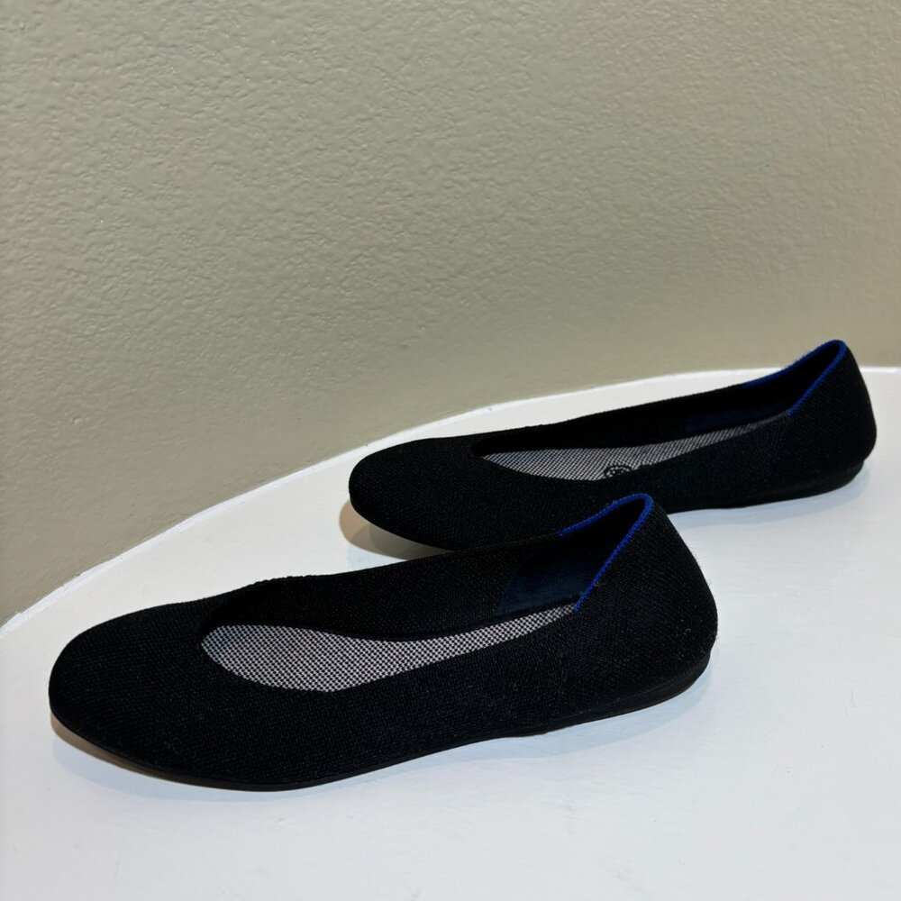 💙Rothy's Black Ballet Flat Size 9 - Picture 6 of 12
